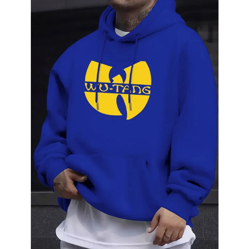 Hip Hop Années 90 Wu Clan T-tangs Hoodie Men Women's Casual Autumn Winter Vintage Hoodies Fleece Long Sleeve Hooded Sweatshirts