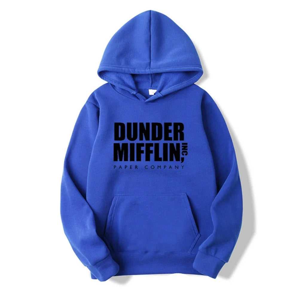 The Office Dunder Mufflin INC Paper Hoodie Dwight Schrute Sweatshirt Soft Comfortable Men Women Casual Pullover Hooded Sweater
