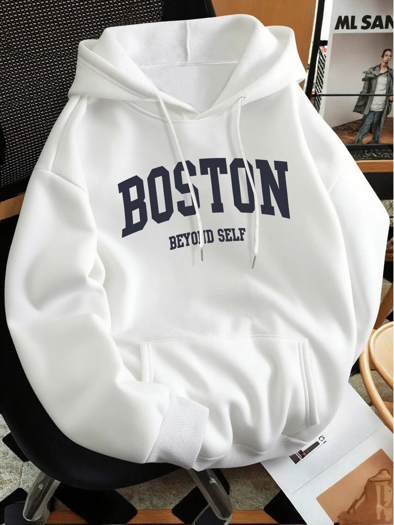 2026 New Men's Loose Hoodie Thin Spring Autumn Versatile Casual No Pilling Fade Resistant