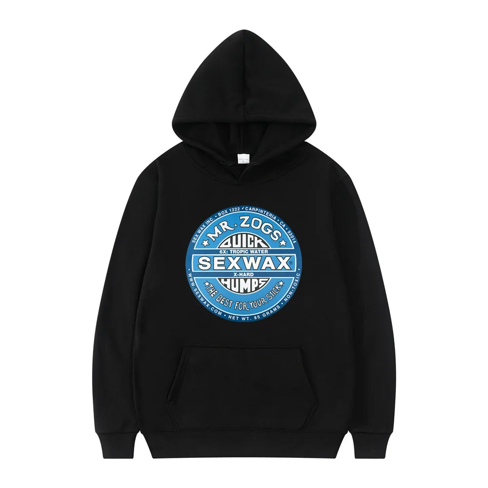 2026New's Men Cool Pullover Fashion Thin Hoodies Unisex Streetwear Sex Wax Mr Zogs Surf Sweatshirt  Tops hoodies