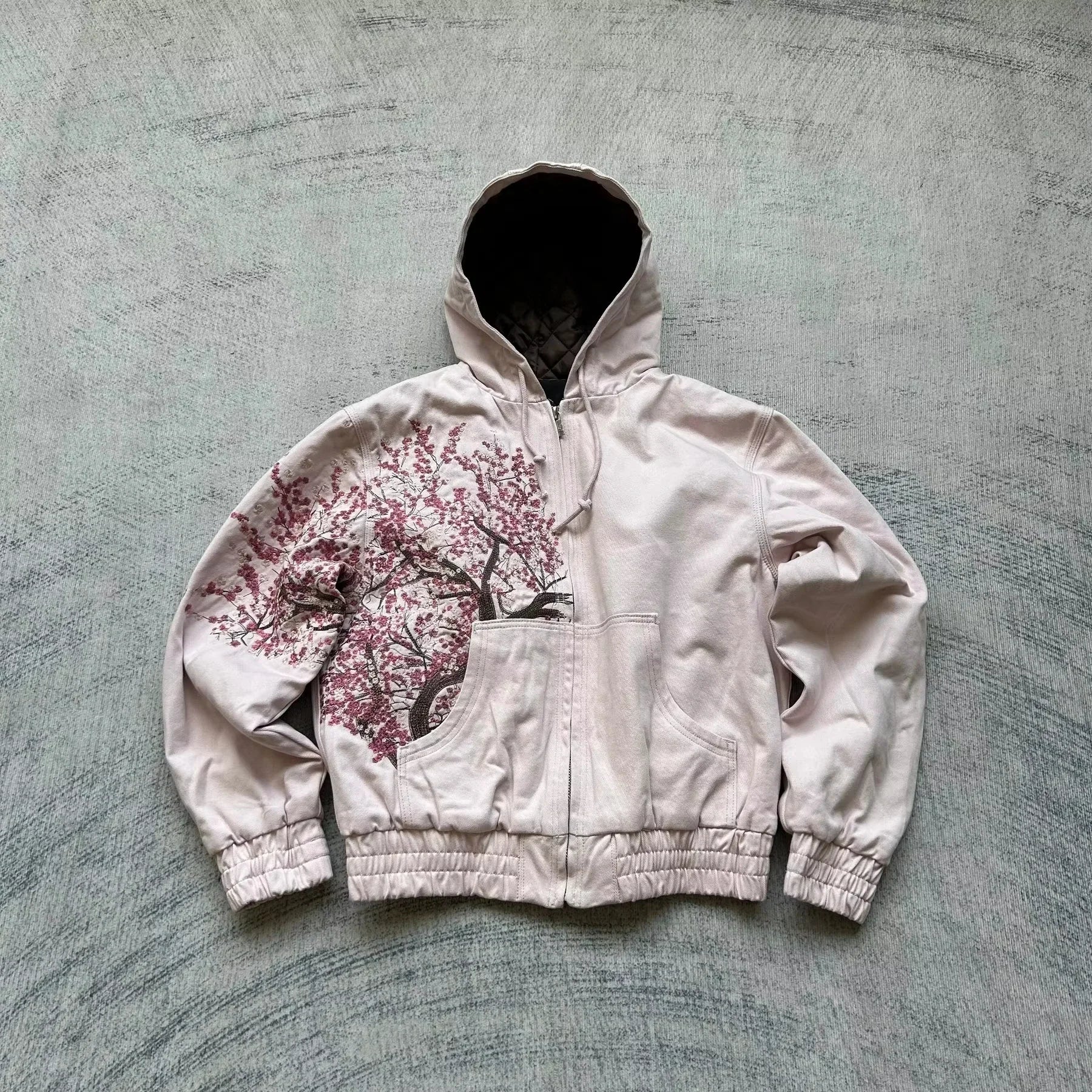 Y2K Clothing New Fashion Letter Embroidery Patch Zipper Hooded Sweater Men Gothic Harajuku Hip Hop Popular Casual Sweatshirt