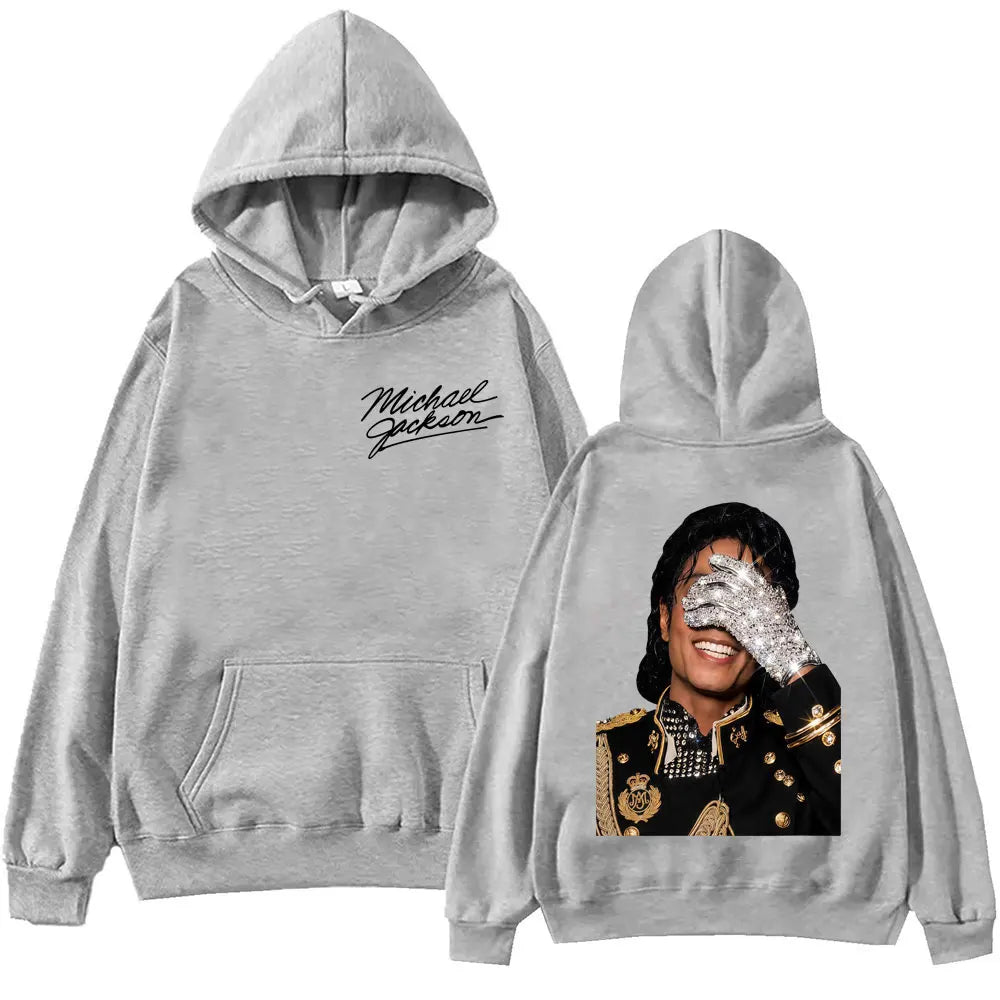 90's Classics Michael Jackson Hoodie Gothic Fashion Vintage Hooded Sweatshirts Men Women Punk Clothing Rock Pullovers Streetwear