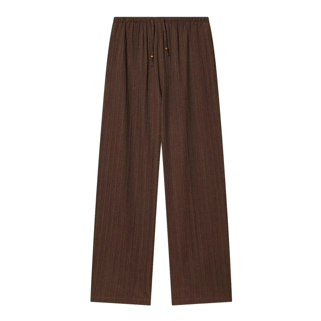 Summer women's collar short sleeved casual drape shirt high waist elastic waist long straight leg pants set
