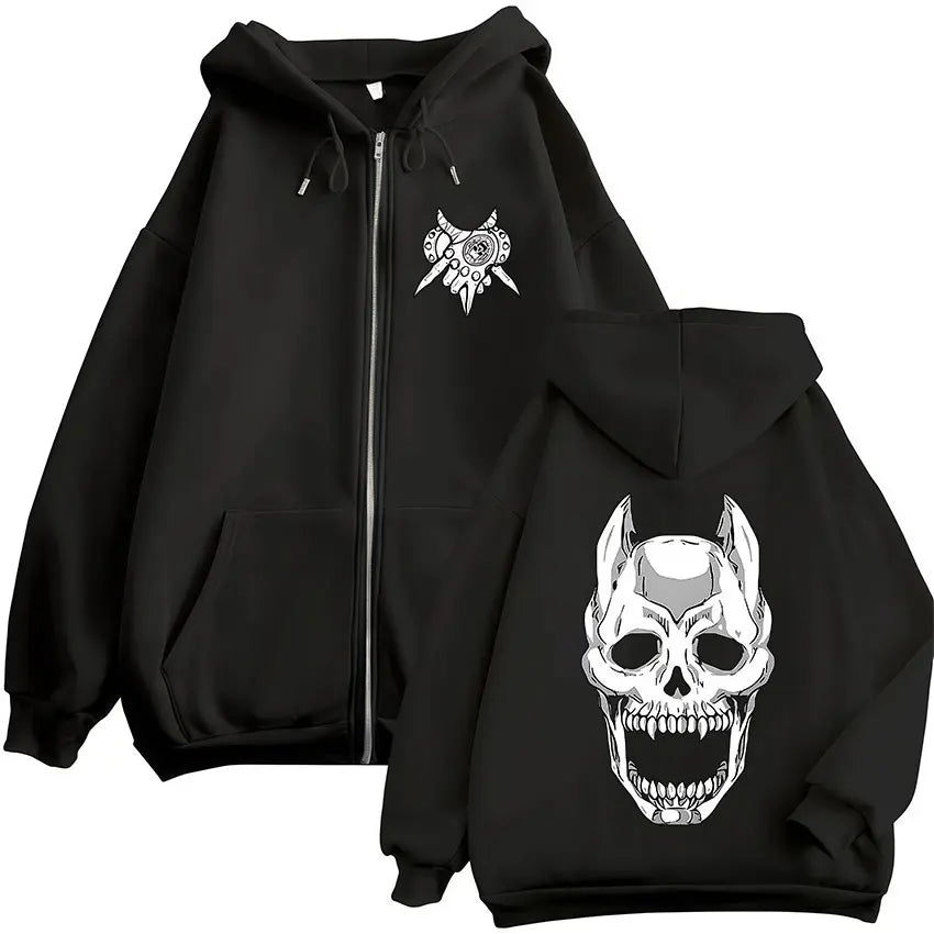 Anime Jojo Bizarre Adventure Kira Yoshikage Killer Queen Zipper Hoodies Men's Clothing Zip Up Hooded Sweatshirts Jackets Coats