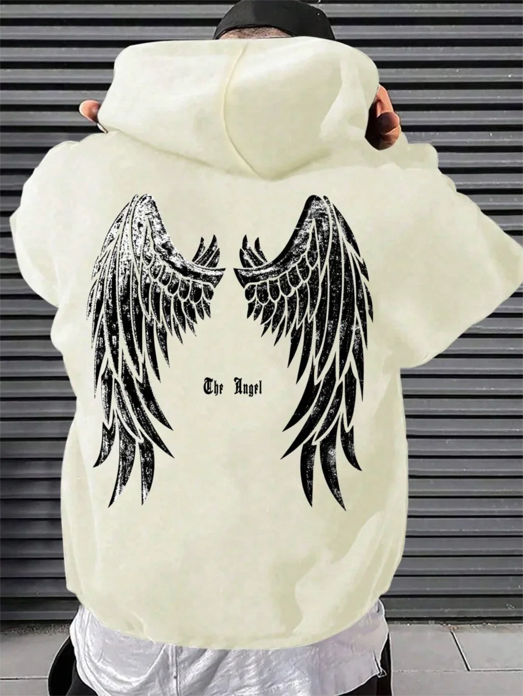 Wing-print Men Women Pullover Hoodies Outdoor Street Casual Hip-hop Trend Sport Gothic Autumn Winter Warm Sweatshirt Clothes Top