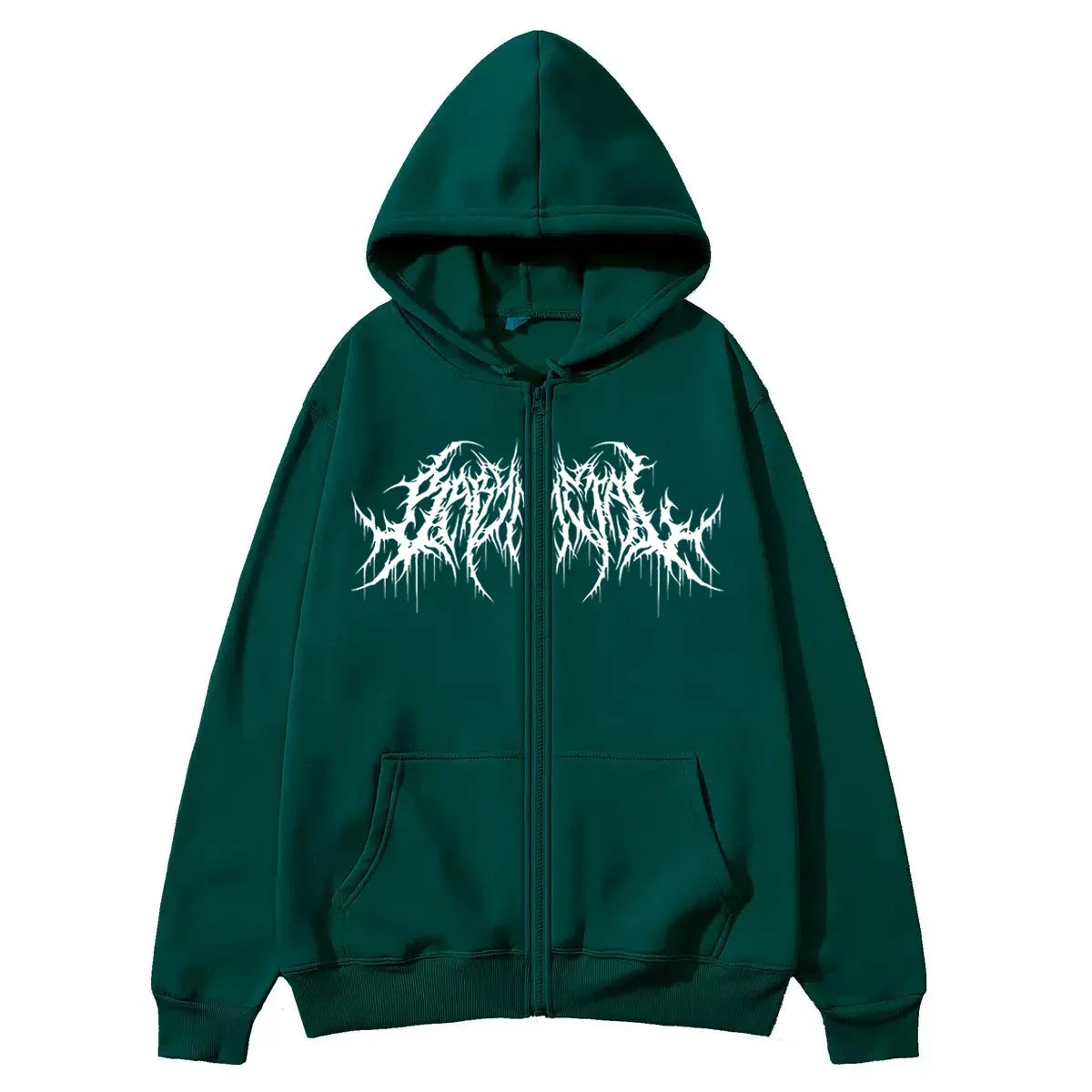 Y2K Zip-Up Hoodie, Men, Clothes with Graphic Prints, Hip Hop Style, Gothic 2026 Autumn Winter Keep Warm Long Sleeves Sweatshirt