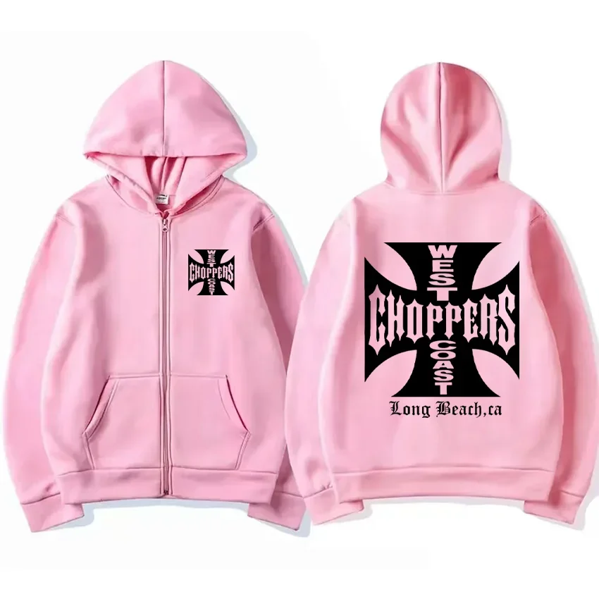 Paul Walker shirt West Coast Choppers retro printed hoodie men's fashion top hip-hop jacket zipper jacket hot selling streetwear