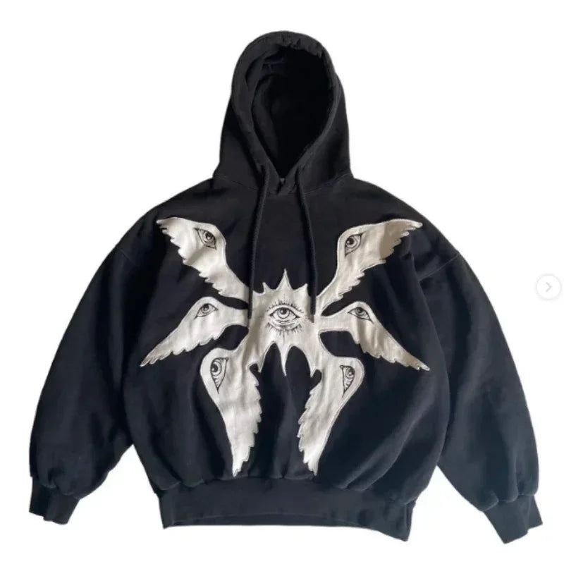 2000s Fashion New Cotton Red Couple zipper Hoodies vintage elite full Zip Hoodie Sweatshirt Size Skull Snake Red Y2K sweatshirts