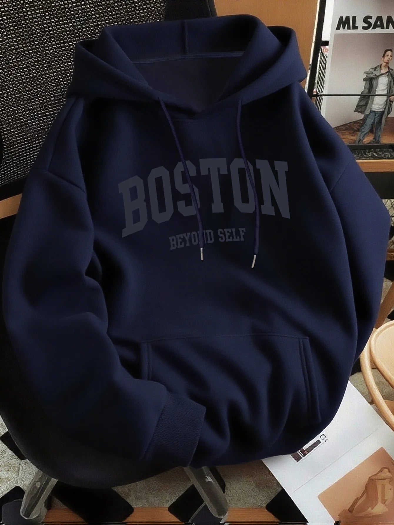 2026 New Men's Loose Hoodie Thin Spring Autumn Versatile Casual No Pilling Fade Resistant