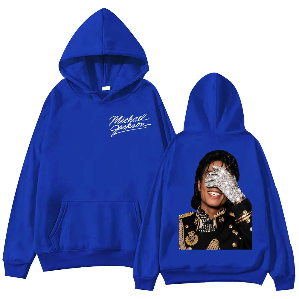 90's Classics Michael Jackson Hoodie Gothic Fashion Vintage Hooded Sweatshirts Men Women Punk Clothing Rock Pullovers Streetwear