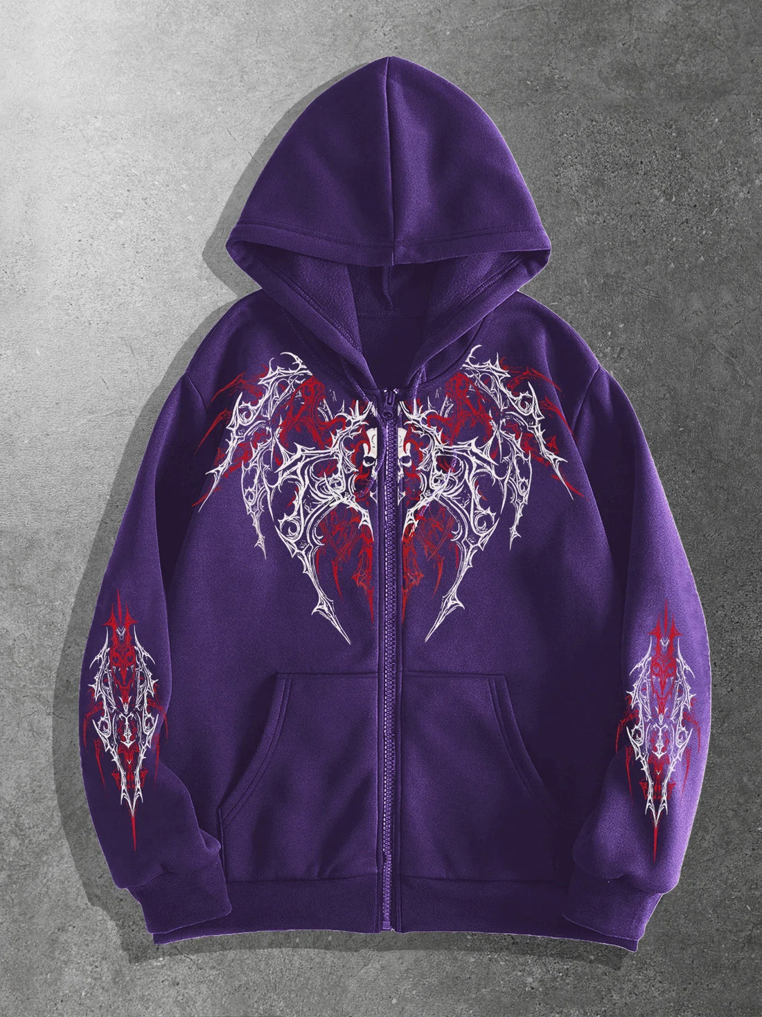 New unisex original print zip-up hoodies stylish streetwear style ideal for casual occasions and perfect for school attire