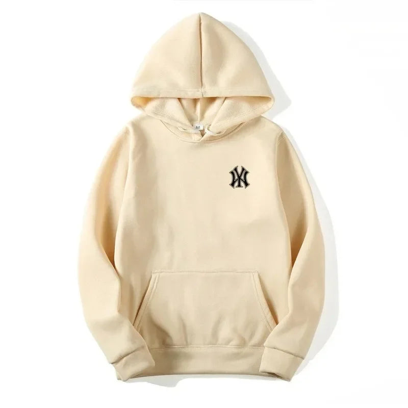 Men's casual fashionable hooded sweatshirt, outdoor sports shirt, printed pullover shirt