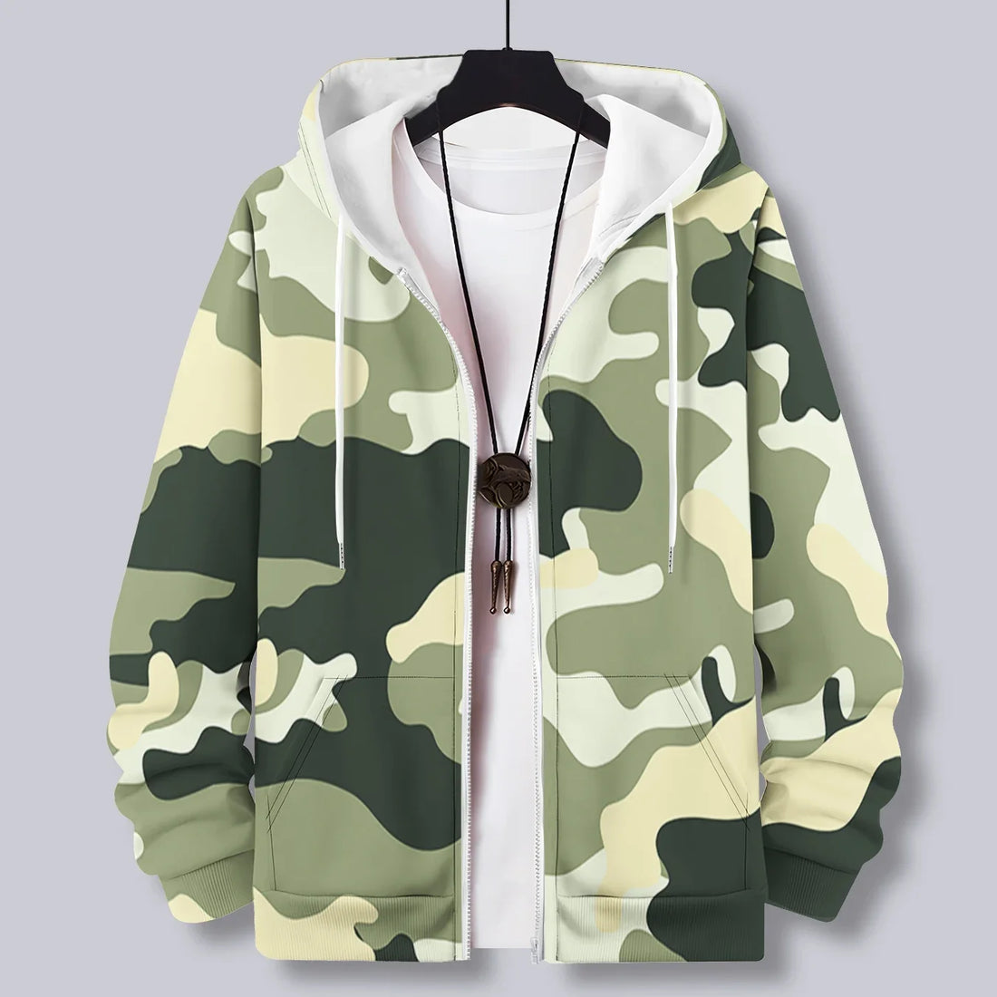 Camouflage 3d Print Zipper Hoodies Sweatshirts Men Women Unisex Hooded Oversized Hoodie Zip Up Sweatshirts Tracksuits