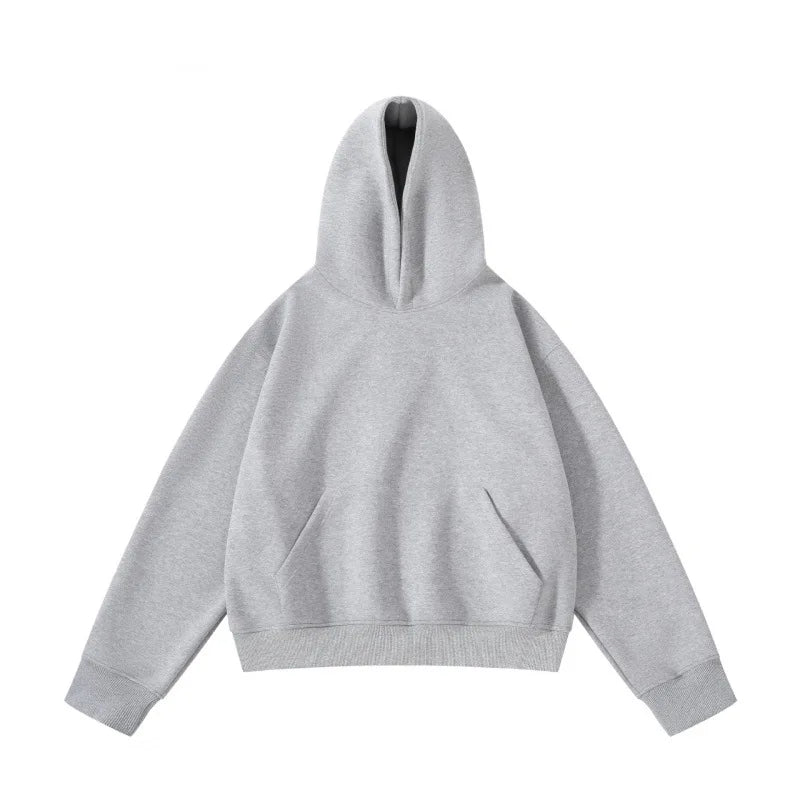 New Arrival Spring & Autumn Short Couple Hoodies for Men and Women - High Weight Pullover Hoodie B255-FW228