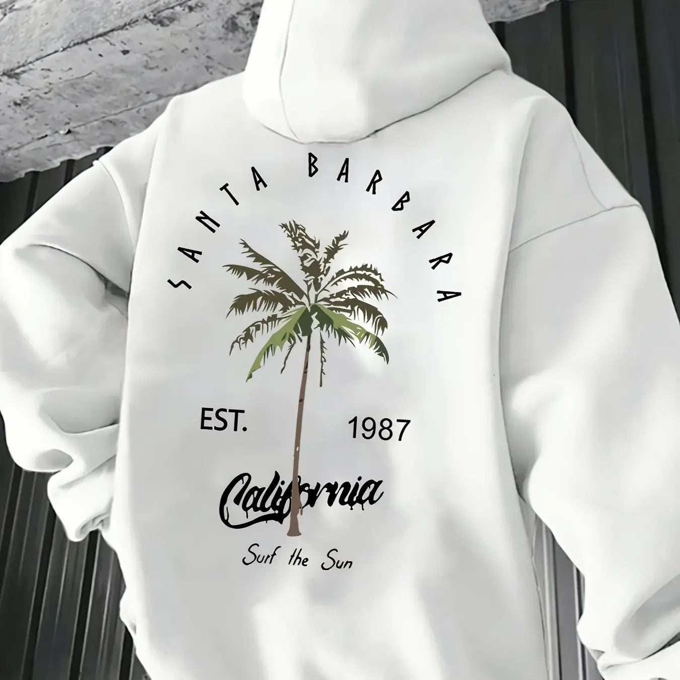 2026 hit product - Palm leaf pattern printed hoodie. Soft and comfortable. Fall and winter men's and women's top.