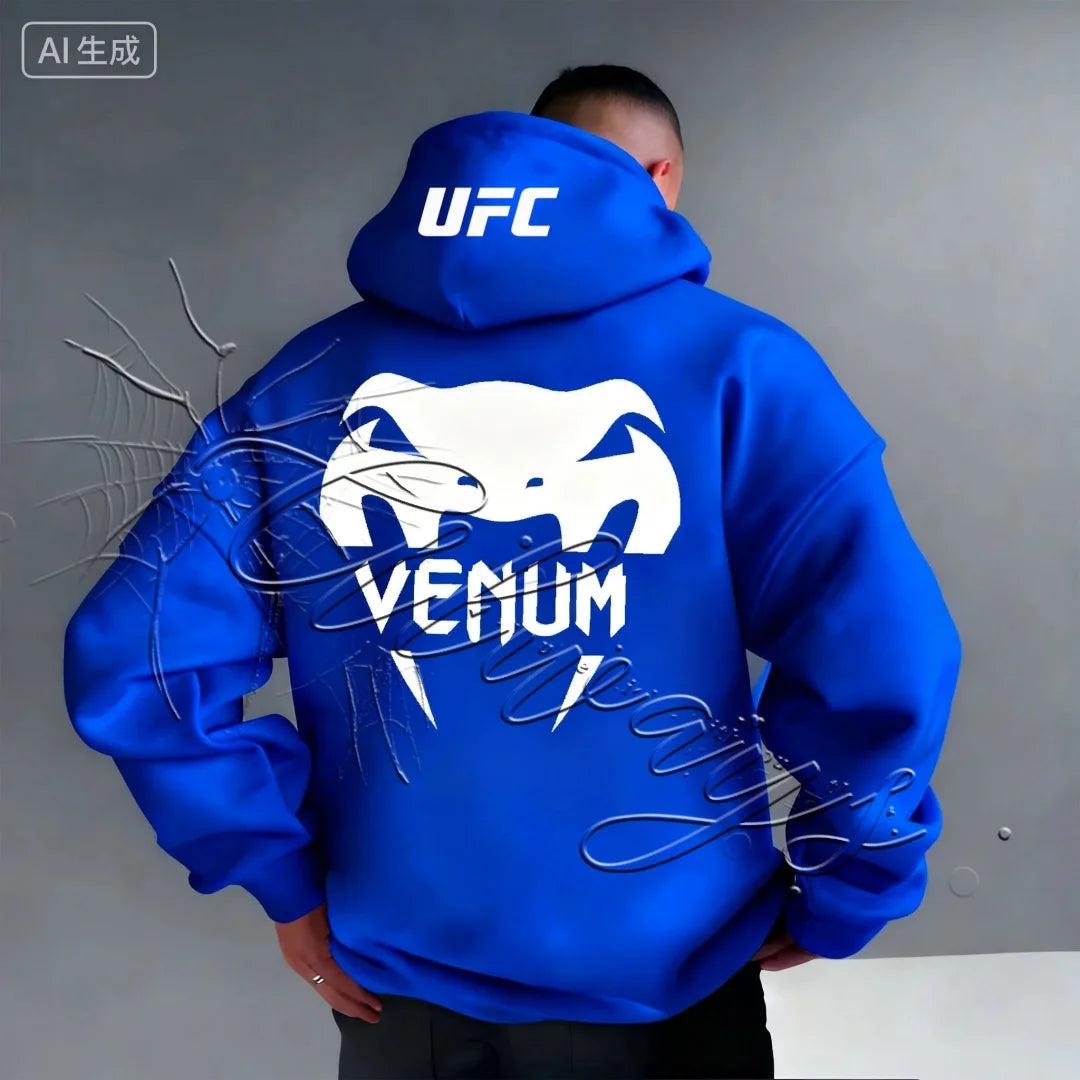 2026 New Design UFC MMA Men's and Women's Sports Fitness Fighting Training Hoodie Fashionable Retro Casual Boxing Jujutsu Hoodie