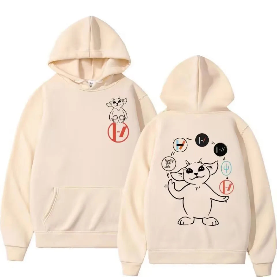 No. 21 Pilot Printed Men's Hoodie Printed Hip-Hop Retro Rock Sports Fashion Men's Sweater Autumn and Winter Adult New Tops