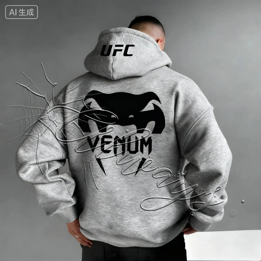 2026 New Design UFC MMA Men's and Women's Sports Fitness Fighting Training Hoodie Fashionable Retro Casual Boxing Jujutsu Hoodie