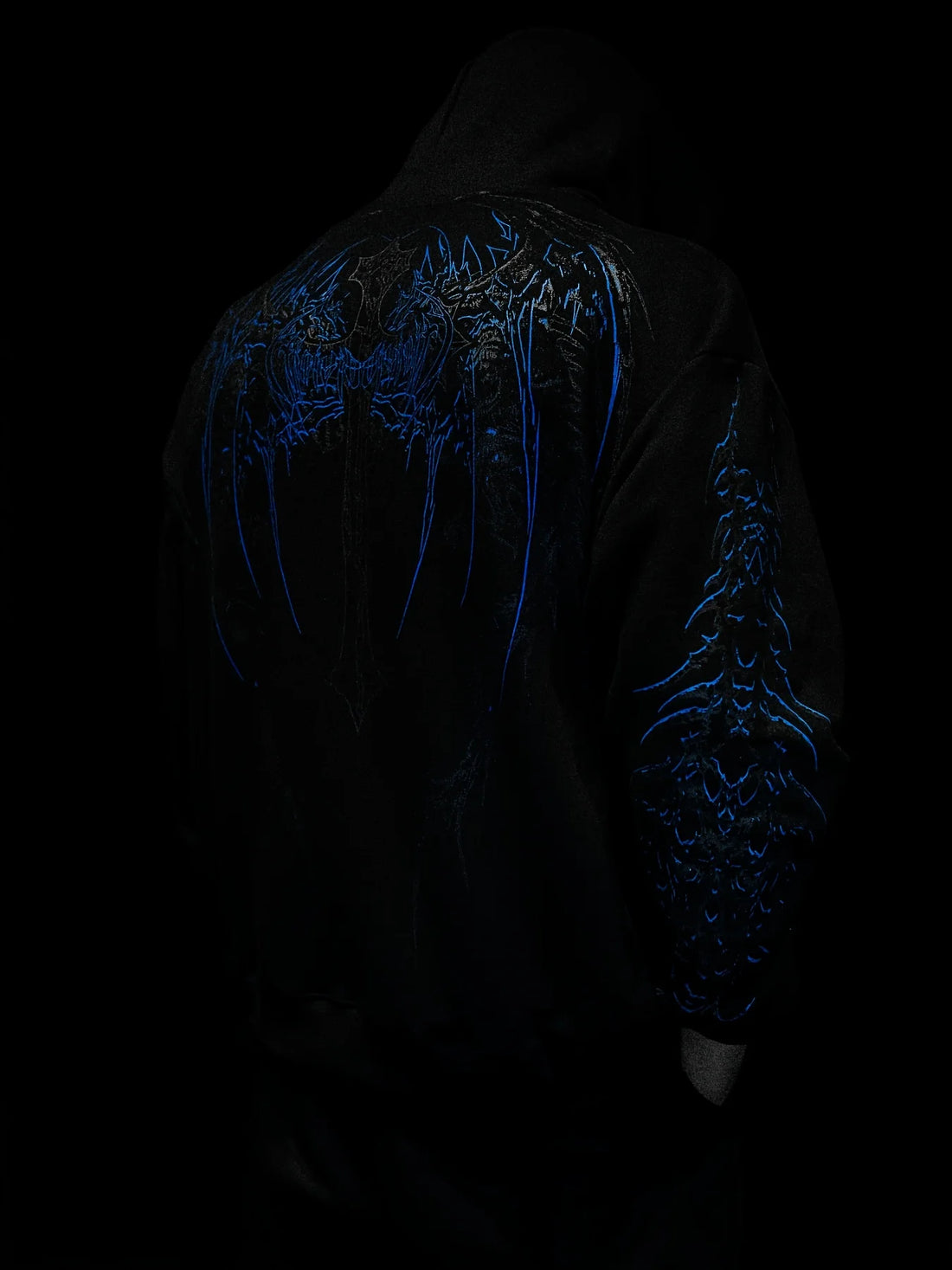 Fashionable men's autumn gym muscle training Gothic letter print soft and comfortable hooded sweatshirt outdoor street sports to