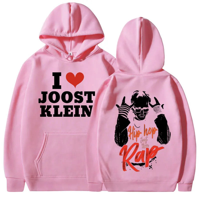 I Love Joost Klein Europapa Hoodies Men/Women Clothing Fashion Harajuku Hip Hop Sweatshirts Autumn Winter Fleece Warm Pullovers