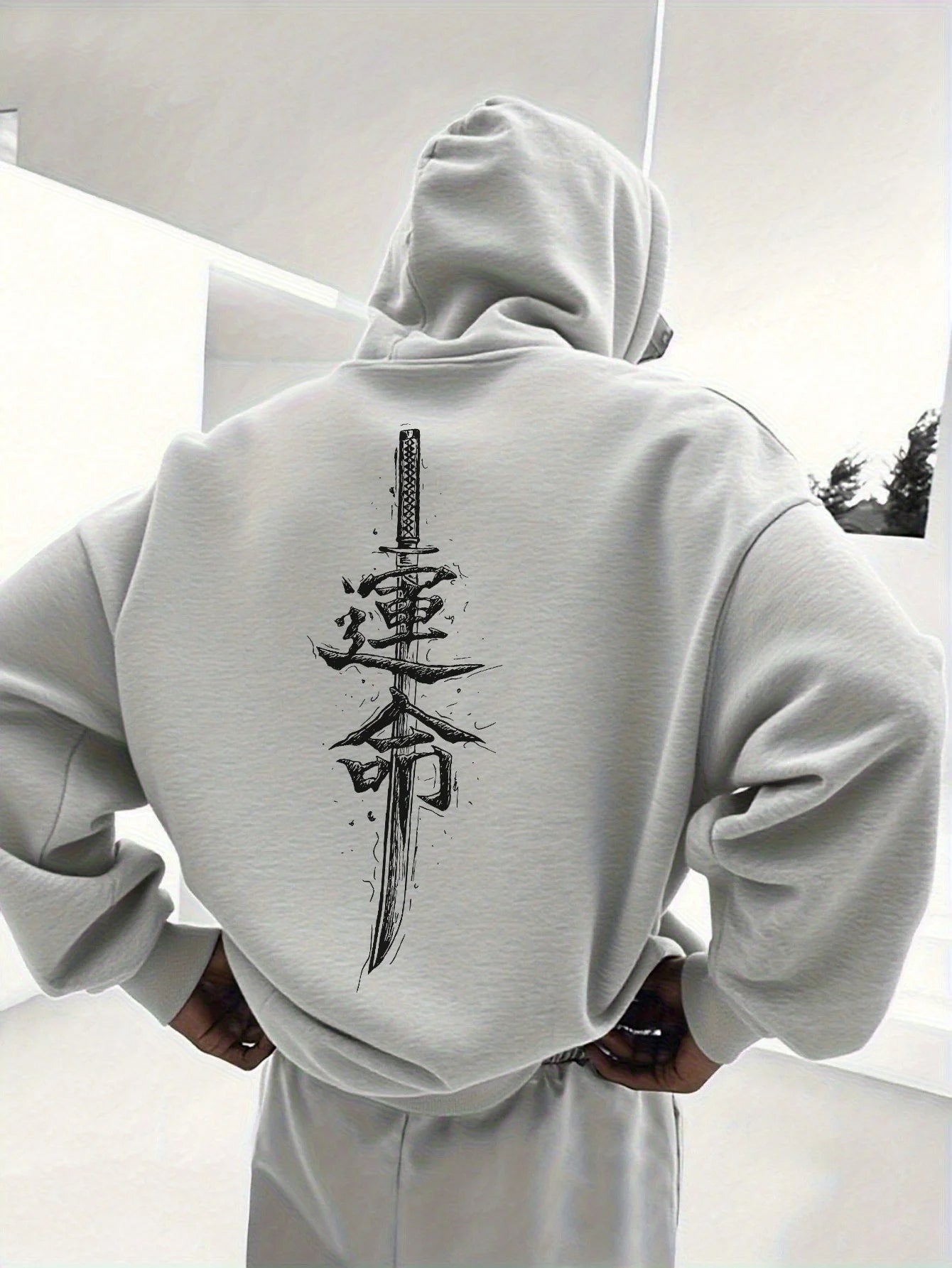 Korean-style Chinese-pattern Men Women Hoodie Outdoor Street Trend Casual Sports Hip-hop Spring Autumn Winter Sweatshirt Clothes